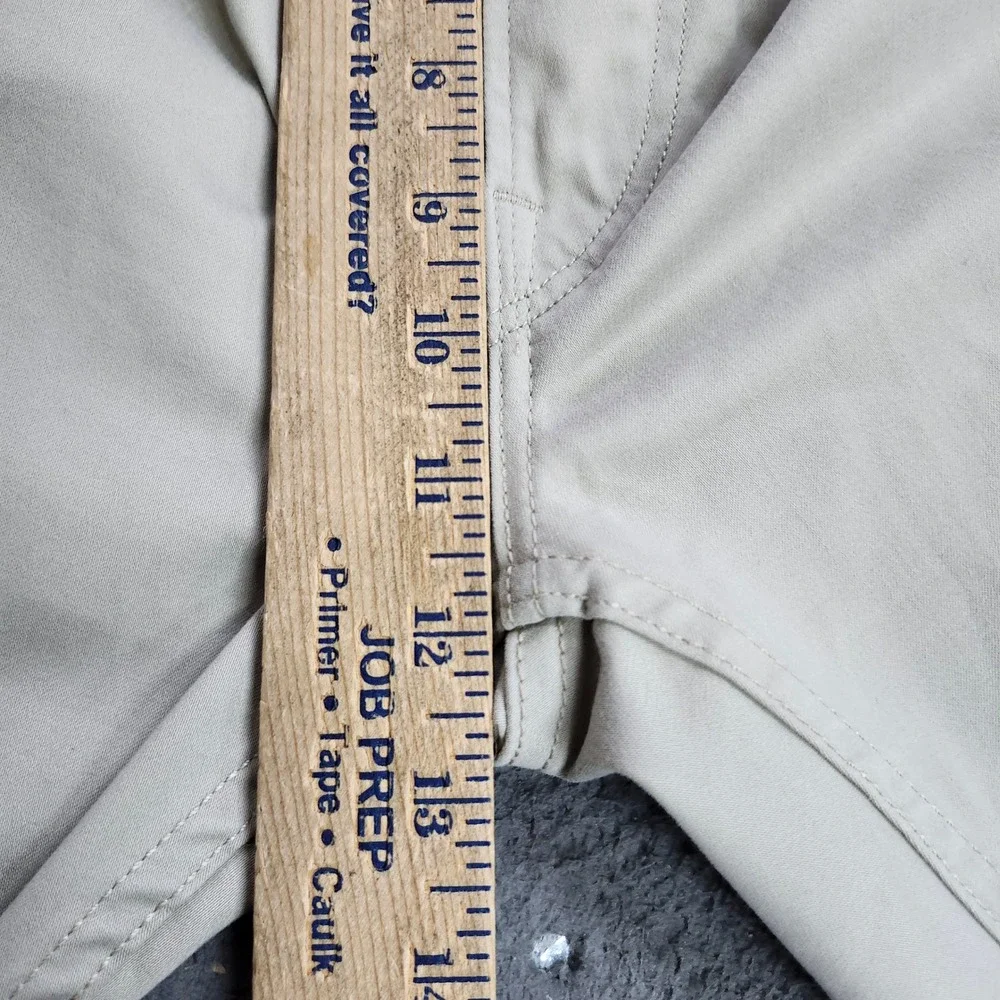 Polo Ralph Lauren Mens Tan Khaki Straight Leg 5-Pocket Twill Trousers 42x35